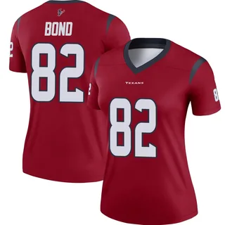 Lewis Bond Houston Texans Women's Legend Nike Jersey - Red