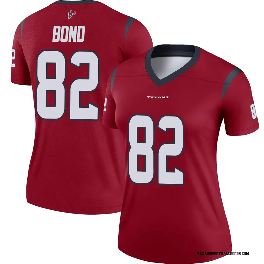Lewis Bond Houston Texans Women's Legend Nike Jersey - Red