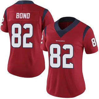 Lewis Bond Houston Texans Women's Limited Alternate Vapor Untouchable Nike Jersey - Red