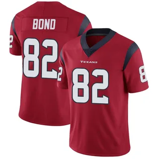 Lewis Bond Houston Texans Youth Limited Alternate Vapor Untouchable Nike Jersey - Red