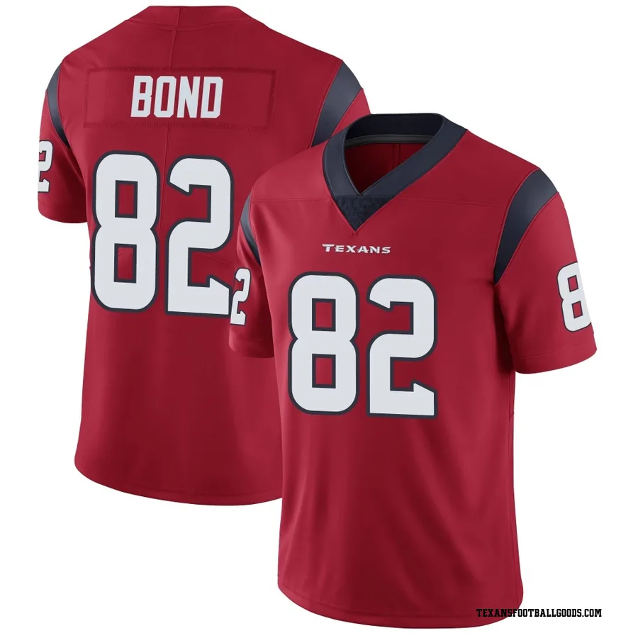 Lewis Bond Houston Texans Youth Limited Alternate Vapor Untouchable Nike Jersey - Red