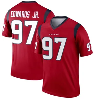 Mario Edwards Jr. Houston Texans Men's Legend Nike Jersey - Red