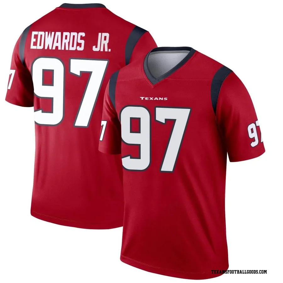 Mario Edwards Jr. Houston Texans Men's Legend Nike Jersey - Red