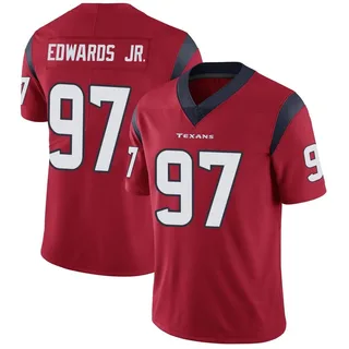 Mario Edwards Jr. Houston Texans Men's Limited Alternate Vapor Untouchable Nike Jersey - Red