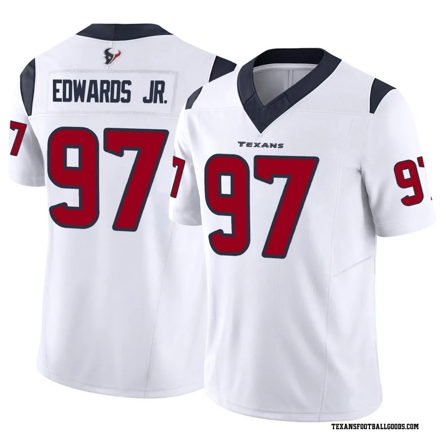 Mario Edwards Jr. Houston Texans Men's Limited Vapor F.U.S.E. Nike Jersey - White
