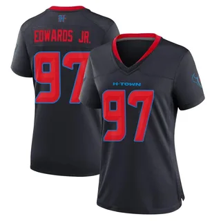 Mario Edwards Jr. Houston Texans Women's Game 2nd Alternate Nike Jersey - Navy