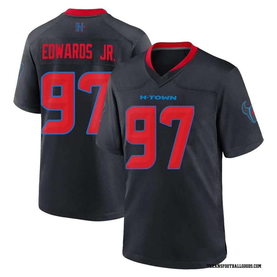 Mario Edwards Jr. Houston Texans Youth Game 2nd Alternate Nike Jersey - Navy