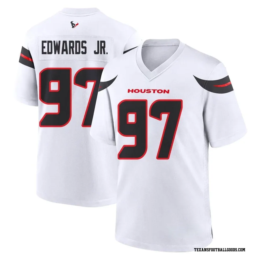 Mario Edwards Jr. Houston Texans Youth Game Nike Jersey - White