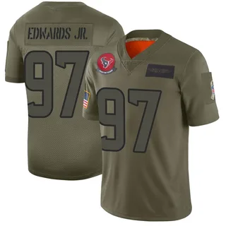 Mario Edwards Jr. Houston Texans Youth Limited 2019 Salute to Service Nike Jersey - Camo