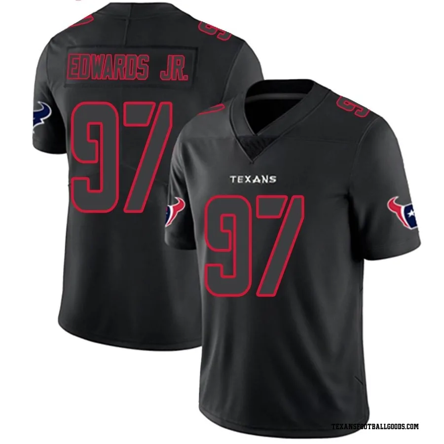 Mario Edwards Jr. Houston Texans Youth Limited Nike Jersey - Black Impact