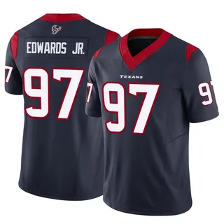 Mario Edwards Jr. Houston Texans Youth Limited Vapor F.U.S.E. Nike Jersey - Navy