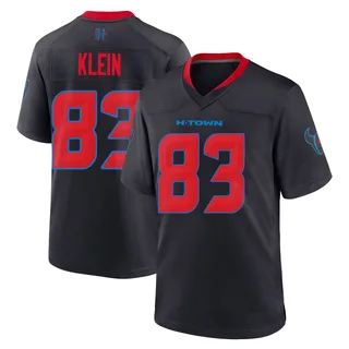Marlin Klein Houston Texans Men's Game 2nd Alternate Nike Jersey - Navy