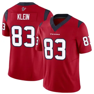Marlin Klein Houston Texans Men's Limited Vapor F.U.S.E. Nike Jersey - Red