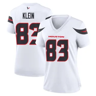Marlin Klein Houston Texans Women's Game Nike Jersey - White