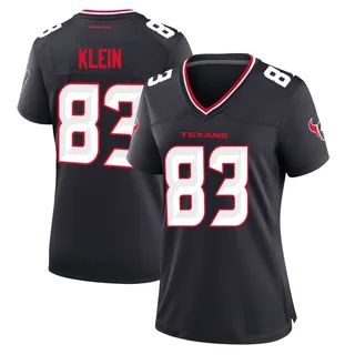Marlin Klein Houston Texans Women's Game Team Nike Jersey - Navy