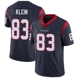 Marlin Klein Houston Texans Youth Limited Team Color Vapor Untouchable Nike Jersey - Navy Blue