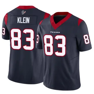 Marlin Klein Houston Texans Youth Limited Vapor F.U.S.E. Nike Jersey - Navy