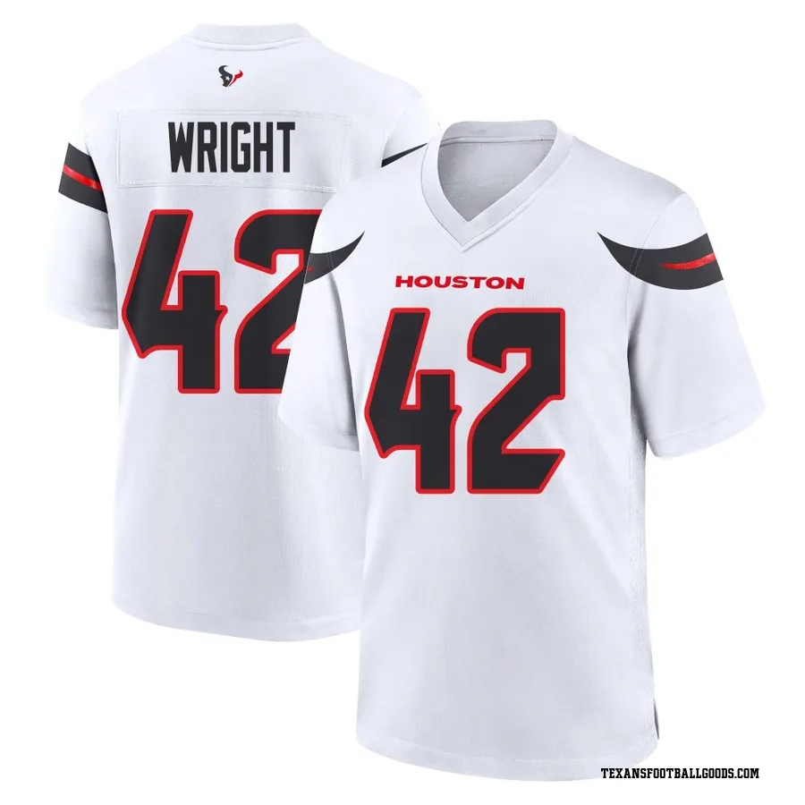 Matthew Wright Houston Texans Men's Game Nike Jersey - White