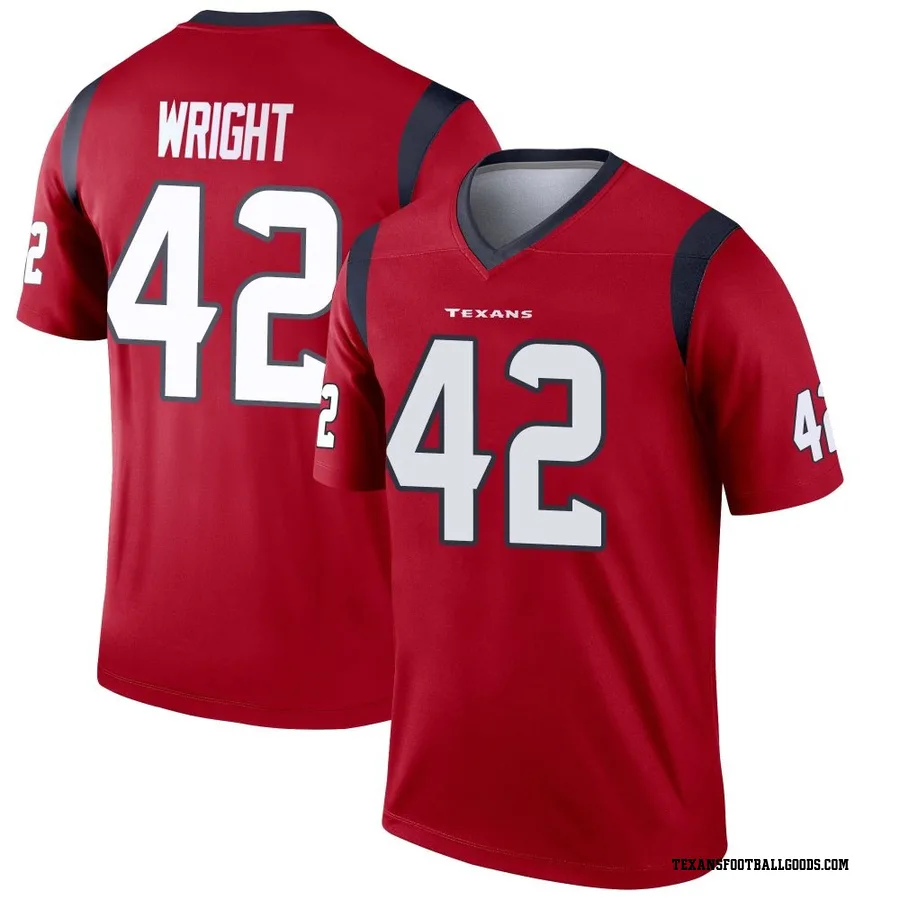 Matthew Wright Houston Texans Men's Legend Nike Jersey - Red