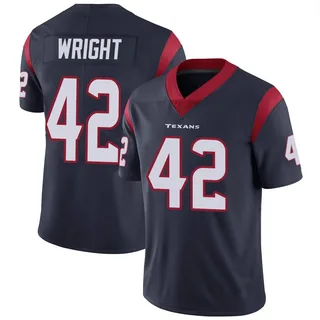 Matthew Wright Houston Texans Men's Limited Team Color Vapor Untouchable Nike Jersey - Navy Blue