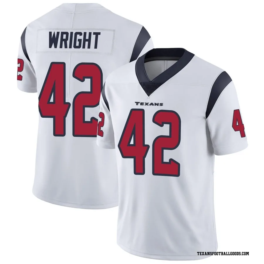 Matthew Wright Houston Texans Men's Limited Vapor Untouchable Nike Jersey - White