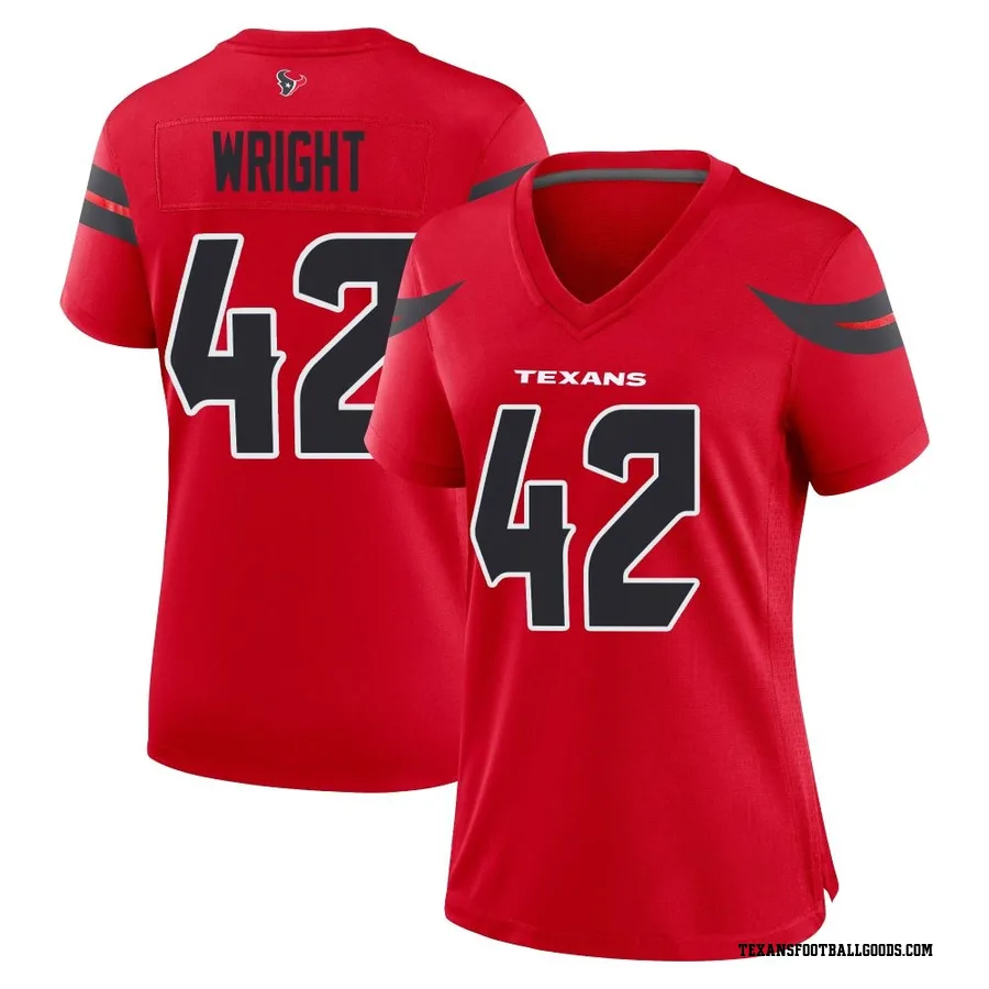 Matthew Wright Houston Texans Women's Game Alternate Nike Jersey - Red