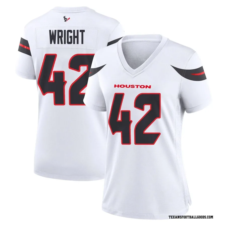 Matthew Wright Houston Texans Women's Game Nike Jersey - White