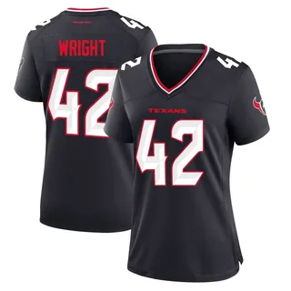Matthew Wright Houston Texans Women's Game Team Nike Jersey - Navy