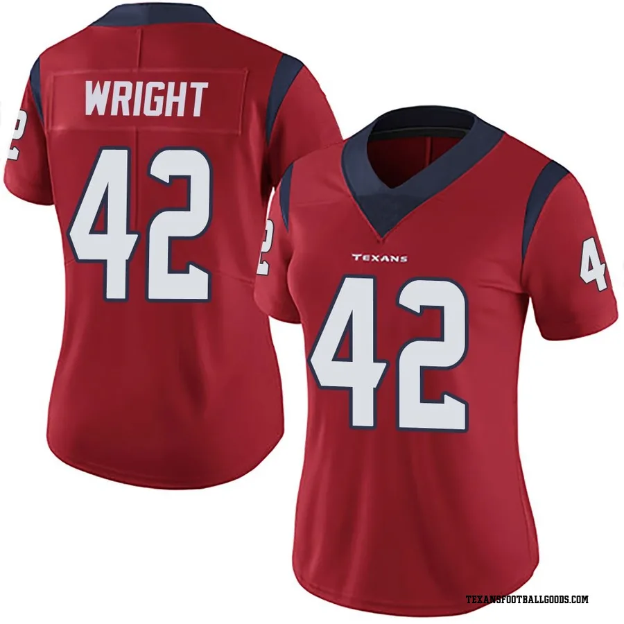 Matthew Wright Houston Texans Women's Limited Alternate Vapor Untouchable Nike Jersey - Red