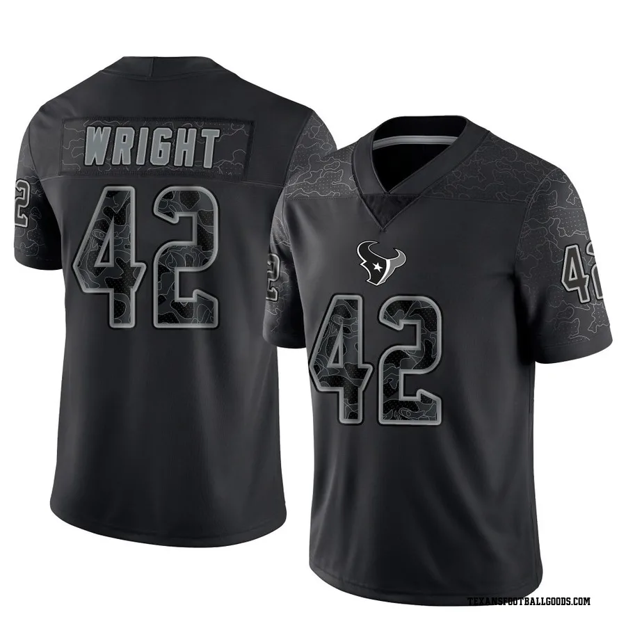 Matthew Wright Houston Texans Youth Limited Reflective Nike Jersey - Black