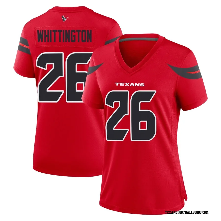 Noah Whittington Houston Texans Women's Game Alternate Nike Jersey - Red