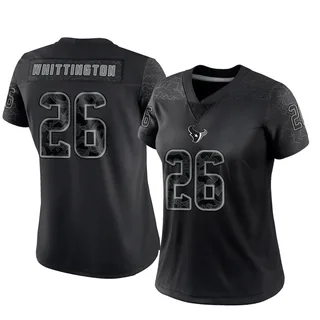 Noah Whittington Houston Texans Women's Limited Reflective Nike Jersey - Black