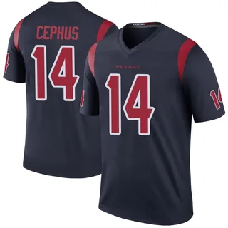 Quintez Cephus Houston Texans Men's Color Rush Legend Nike Jersey - Navy