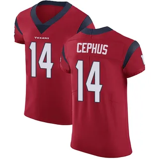 Quintez Cephus Houston Texans Men's Elite Alternate Vapor Untouchable Nike Jersey - Red