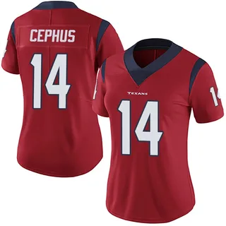 Quintez Cephus Houston Texans Women's Limited Alternate Vapor Untouchable Nike Jersey - Red