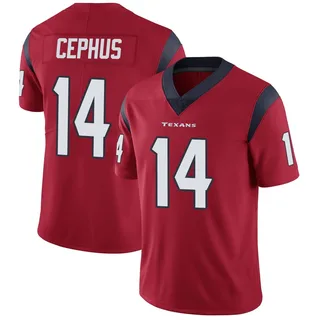 Quintez Cephus Houston Texans Youth Limited Alternate Vapor Untouchable Nike Jersey - Red