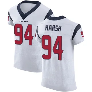 Sabastian Harsh Houston Texans Men's Elite Vapor Untouchable Nike Jersey - White