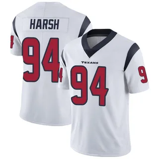 Sabastian Harsh Houston Texans Men's Limited Vapor Untouchable Nike Jersey - White