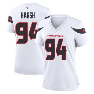 Sabastian Harsh Houston Texans Women's Game Nike Jersey - White