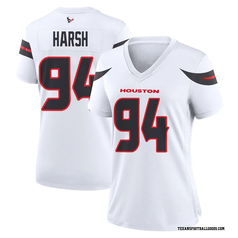 Sabastian Harsh Houston Texans Women's Game Nike Jersey - White
