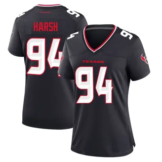 Sabastian Harsh Houston Texans Women's Game Team Nike Jersey - Navy