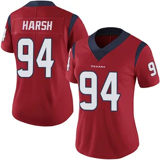 Sabastian Harsh Houston Texans Women's Limited Alternate Vapor Untouchable Nike Jersey - Red