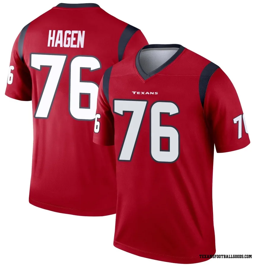 Sam Hagen Houston Texans Men's Legend Nike Jersey - Red