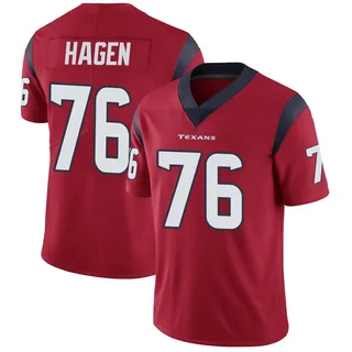 Sam Hagen Houston Texans Men's Limited Alternate Vapor Untouchable Nike Jersey - Red