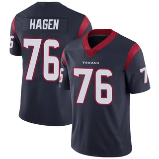 Sam Hagen Houston Texans Men's Limited Team Color Vapor Untouchable Nike Jersey - Navy Blue