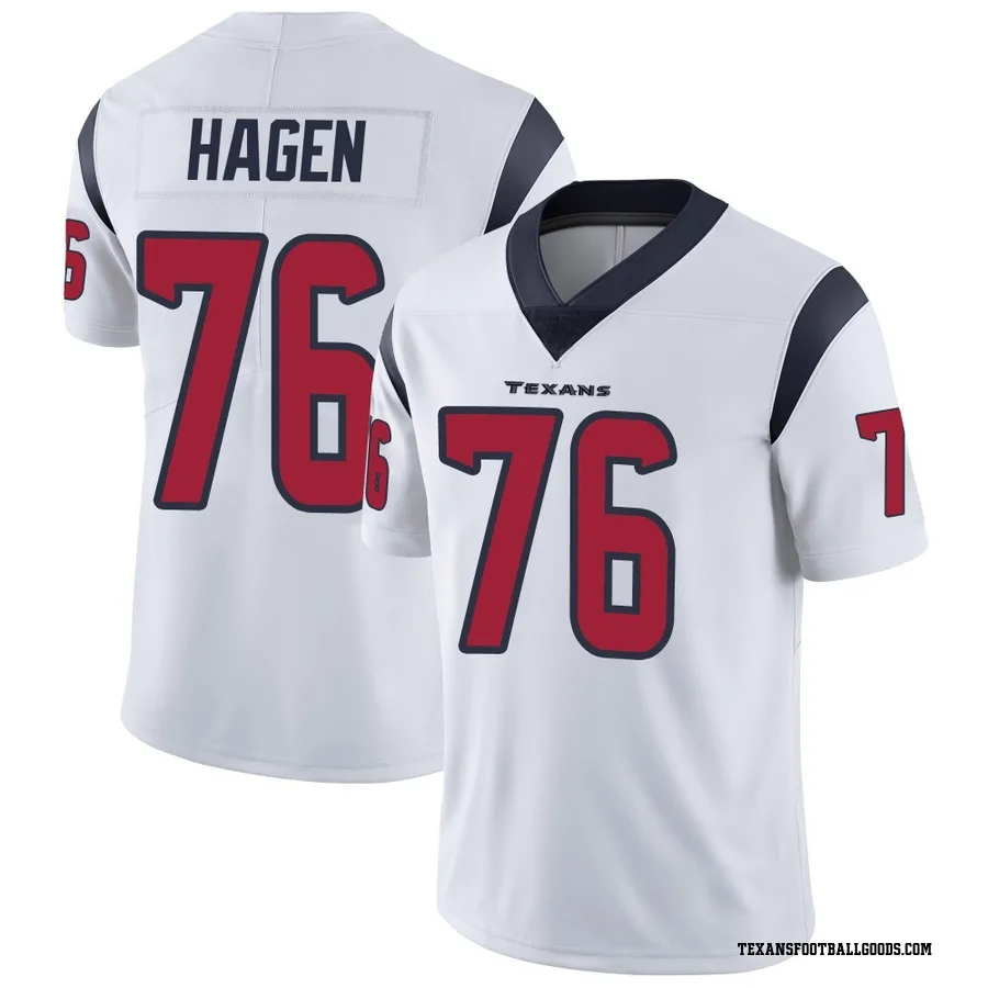 Sam Hagen Houston Texans Men's Limited Vapor Untouchable Nike Jersey - White