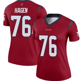 Sam Hagen Houston Texans Women's Legend Nike Jersey - Red