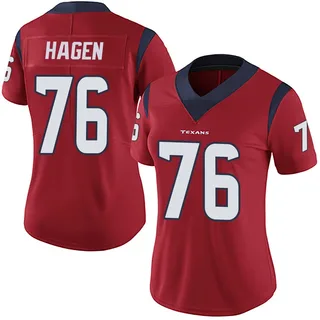 Sam Hagen Houston Texans Women's Limited Alternate Vapor Untouchable Nike Jersey - Red