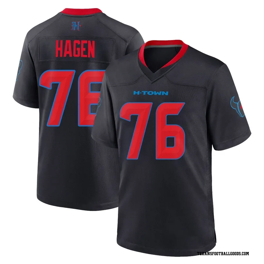 Sam Hagen Houston Texans Youth Game 2nd Alternate Nike Jersey - Navy