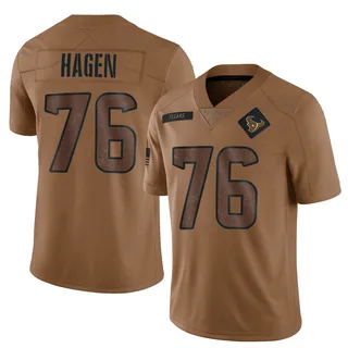 Sam Hagen Houston Texans Youth Limited 2023 Salute To Service Nike Jersey - Brown